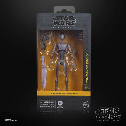 Star Wars STAR WARS The Black Series Commando Droid The Clone Wars Premium colecionvel figura de ao de 6 polegadas 2