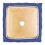 Accent Plus Blue Square Ceramic Small Planter (Set of 3) 4