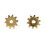 AJ Tack Spur Wheelels Messing 1"""" x 5 pt 4