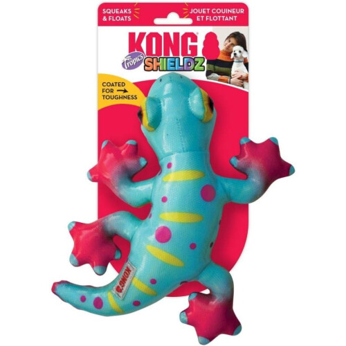 KONG KONG Shieldz Tropics Gecko Dog Toy Medium 2
