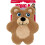KONG Kong Snuzzles Kiddos Teddy Bear pentru cini mici 3
