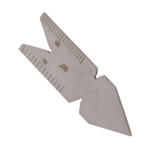 RVS Fishtail Center Gauge Schroefdraad Draaibank Snijgereedschap voor snelle vergelijking (#2)