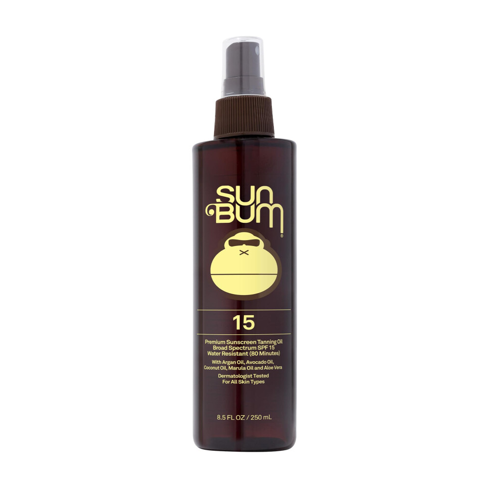 Sun Bum SPF 15 Moisturizing Tanning Oil | Vegan and Hawaii 104 Reef Act Compliant (Octinoxate & Oxybenzone Free) Broad Spectrum Moisturizing UVA/UVB S