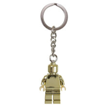 Lego Classic Limited Edition Mini Figure Keychain #852688 Golden Minifigure
