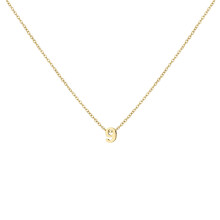 LOXUAKAM 14K verguld roestvrij staal nummer 9 hanger ketting sierlijke kleine verjaardag ketting voor vrouwen
