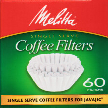Melitta JavaJig Nhradn jednorzov paprov kvov filtry White 60 Count