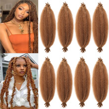 8 balen afro twist vlasov, 24 palcov, pru n twist vlasy pre jemn lokony, Marley twist zapletan vlasy, twist extensions (30#)