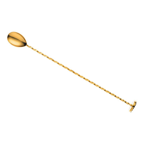 Barfly Muddle Bar Spoon Muddler 11 13/16"""" (30 cm) Oro