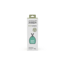 Joseph Joseph IW5 40L/10,6 gallon Eco Liners jrahasznostott szemeteszskok 20 darab (1 csomag) - szrke