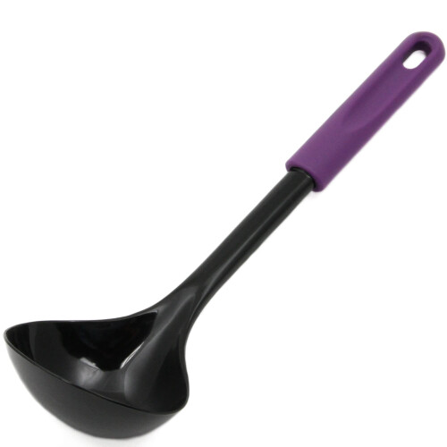 Chef Craft Basic Nylon -keitto-/tarjoilukauha, 12 tuumaa, violetti/musta