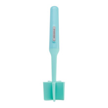 Farberware tepelne odoln    nylonov    mackadlo na m   so a zemiaky, bezpecn    pre neprilnav    riad, 25 cm, aqua
