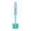 Farberware Farberware resistente ao calor espremedor de carne e batata de nylon seguro para panelas antiaderentes Aqua de 10 polegadas 1