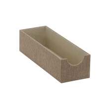 Kotitaloustavaroiden ruskea 720-1 syv laatikko s ilytykseen | 30 x 10 x 8 cm