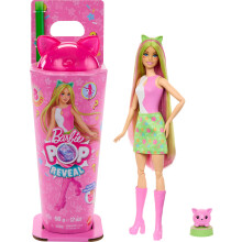 Barbie Pop Reveal Série Boneca & Acessórios, Série Shakes, Boneca de Gato Cheirosa com 8 Surpresas