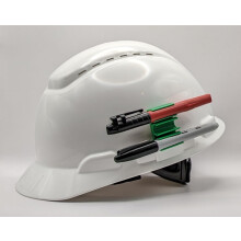 Coleo de clipes para capacete - 3 marcadores - verde