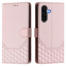 (pink, Samsung A56 5G) Leather Case Wallet Durable Leather Rfid Blocking Card Holders Shockproof Kickstand Protective Flip Cover For Samsung Galaxy A26 A25e A56 A36 A16 A06