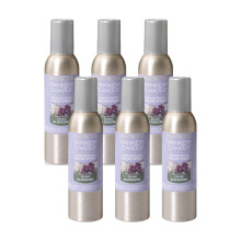 Yankee Candle Geconcentreerde Luchtverfrisser Spray, Geurverwijderaar voor Huis, Badkamer, Lilac Blossoms, 1,5 Oz (Pack van 6)