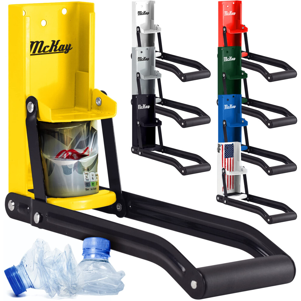 Mckay - Frantumatore Per Lattine In Metallo Da 12 Once, Frantumatore Per Lattine Da Parete Per Il Riciclaggio, Frantumatore Da Parete Per Lattine-image