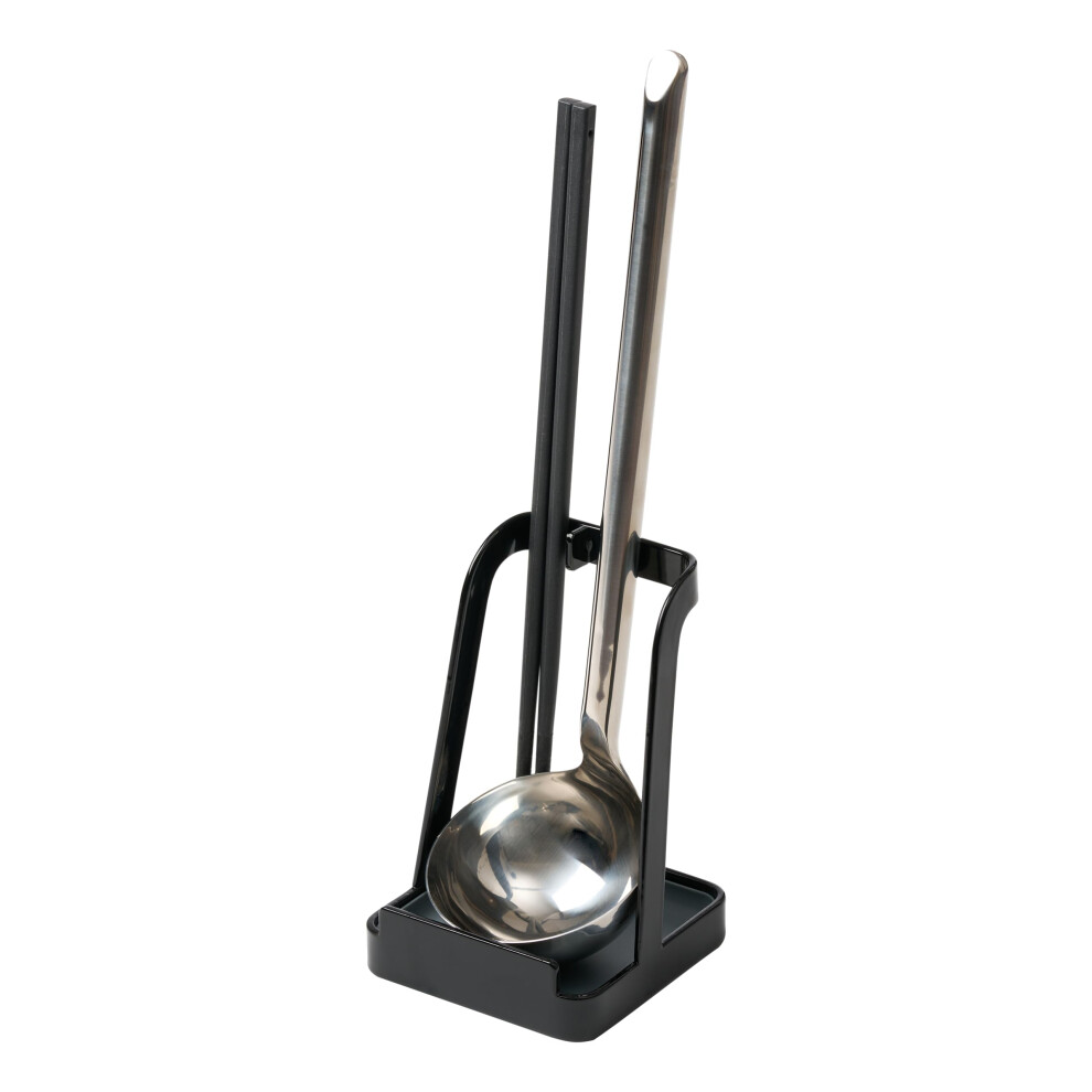 YAMAZAKI Home 2249 Tower Porte-louche-Support de couvercle pour ustensiles de cuisine Noir 2248-P