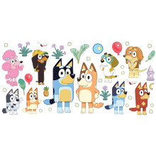 RoomMates Bluey Family and Friends Peel and Stick Wall Decals RMK5457SCS