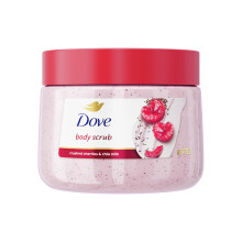 Dove Wisnia i Chia Peeling do ciala zluszcza i gleboko odzywia, zapewniajac gladka, promienna skre 15oz