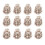 Plastic Mini Salt or Pepper Shakers - 12 Count 1