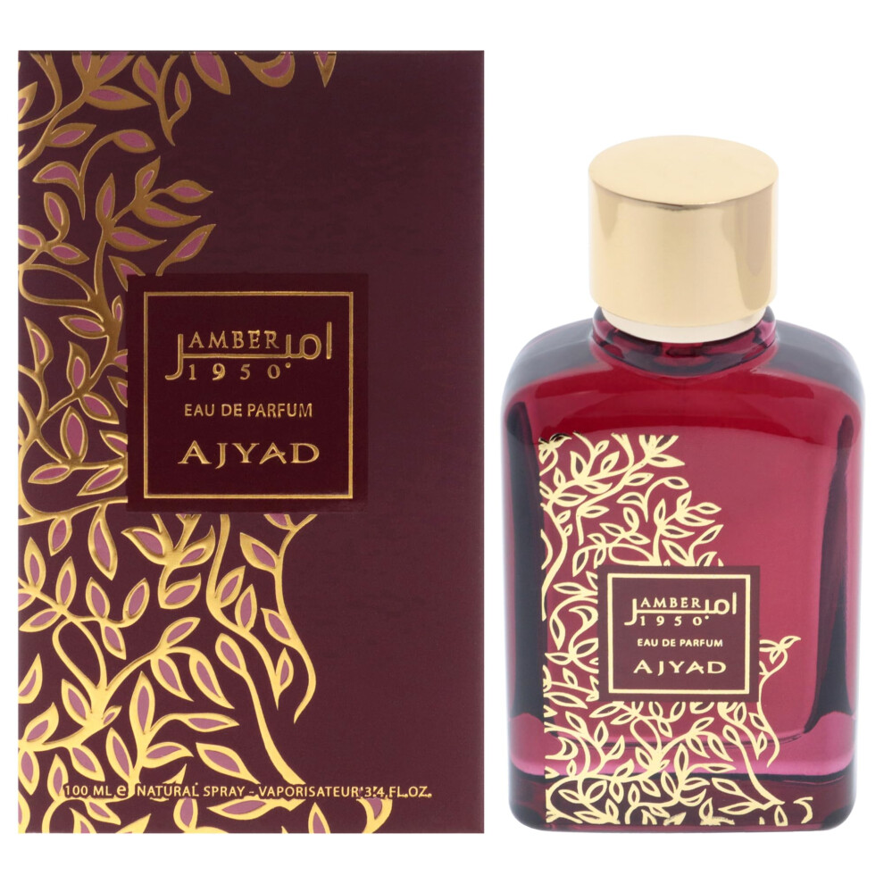 Amber By Ajyad For Women - 3,4 Oz Edp Spray-image