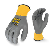 DEWALT DPG35 Full Dip Wasserabweisender, atmungsaktiver Arbeitshandschuh ? Gr??e L (DPG35L)