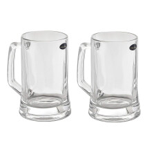 Amlong kristall blyfri lmugg - 12 oz (rtt fr 1 flaska) Set med 2
