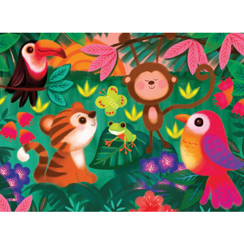 Ceaco - Jungle Friends - 100 Piece Jigsaw Puzzle