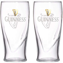 Guinness 2 Pack 1/2 Pint Glass Set