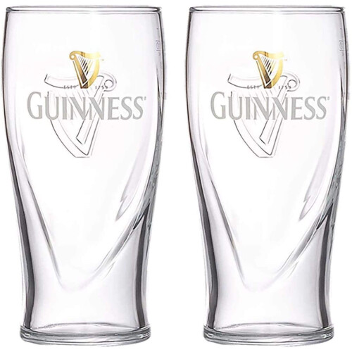 Guinness Guinness 2 Pack 1/2 Pint Glass Set