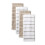 KitchenAid Kitchenaid Albany Kitchen H?ndkl?de 4-Pack Set Milkshake Tan/White 16 """" X26 """" 1