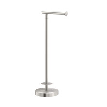Gatco 1448SN Latitude II -erillisseisova wc-paperiteline s  ilytystilalla, satiininikkeli/erillisk  ytt  inen, 22,25"" korkea, wc-paperiteline, jossa