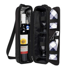 ALLCAMP Wine tote Bag with Cooler Compartment