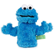 Gund Sesame Street Official Cookie Monster Muppet Plush Hand Puppet Premium Plush Toy for Ages 1 & Up Blue 11