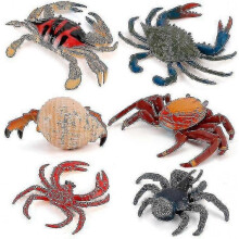 Crab Toy Educational Simulation Animal Marine Life Model Realistic Xmas Props