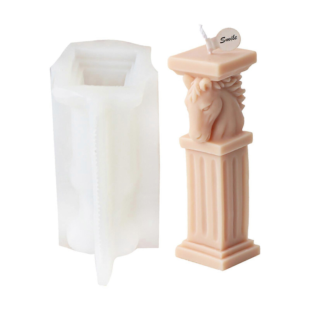 (As Show, One Size) Easy To Clean Silicone Mold For Column Candle Soap Making Epoxy Resin Moulds For Candy Chocolate And Artistic Creations 7683012602450