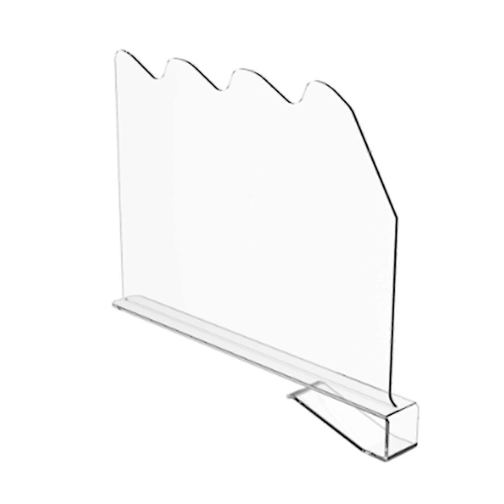 (2Pcs, One Size) Clear Acrylic Shelf Dividers For Closet Transparent Separator Organizer Functional Separators Bedroom Organization Tool 7683012604782