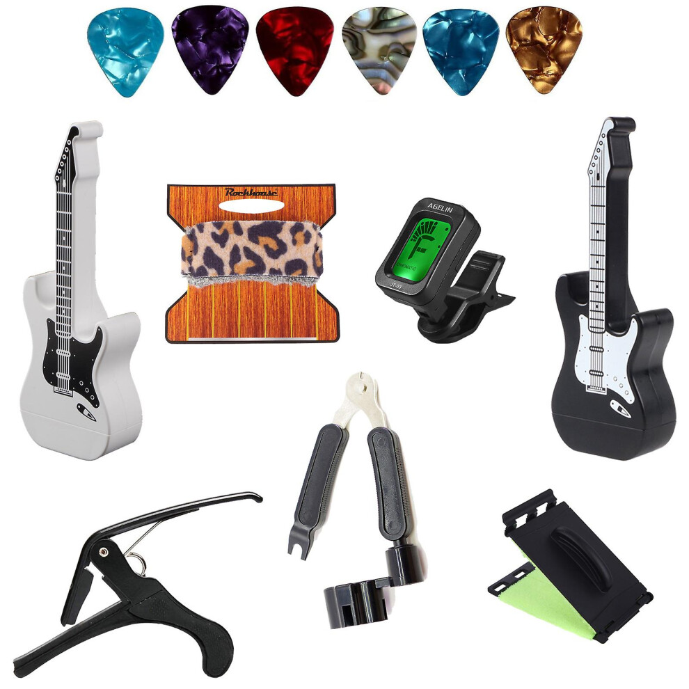 (As show, One size) Guitar Accessories Set Strings Tuner Tune Clamp Fader Roll String String Oil Beam Band-image-OPC-PHQJC5S-NEW