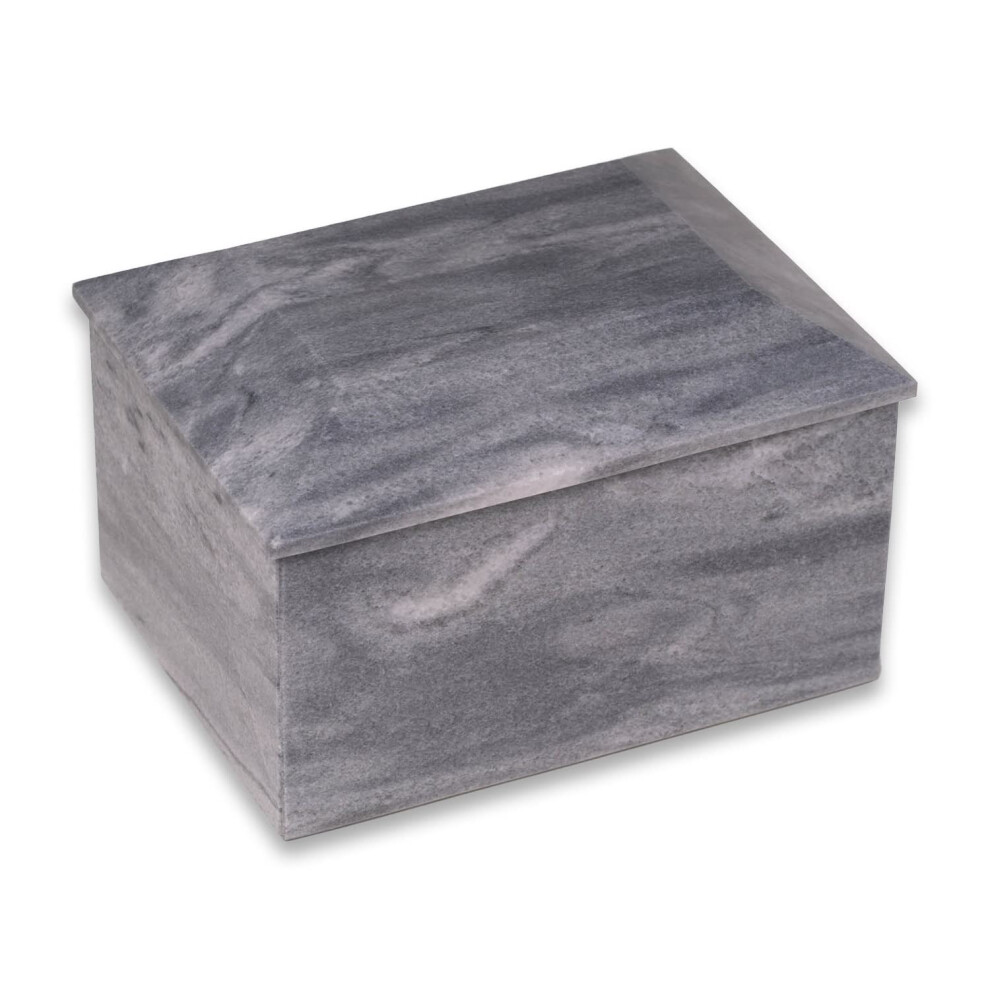 Urne Fun Raire En Marbre Deering Moments Pour Cendres Humaines, Taille Adulte (Gris)-image