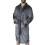Northwest NFL Baltimore Ravens Silk Touch Bath Robe Large/X-Large Rollout Charcoal 1