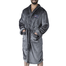 NORTHWEST NFL New England Patriots Silk Touch -kylpytakki, suuri/eritt in suuri rullattava, hiilenharmaa