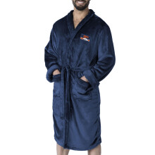 NORTHWEST NFL Denver Broncos Silk Touch -kylpytakki, suuri/eritt in suuri, rullattava, laivastonsininen