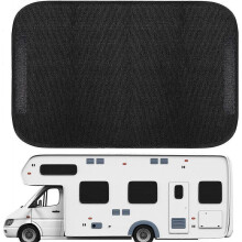 RV Window Coverings - UV Resistant Camper Window Shades with Adhesive,25 x 16 Inches Sun Blackout Fabric for Camper Motorhome Trailer Privacy Entrance