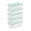 Sterilite 30 Pack Stackable Storage Bin with Lid Clear Plastic Design 6 Quart 1