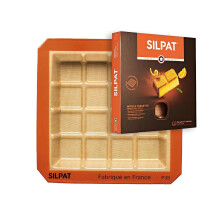 Silpat De originele vierkante tabletvorm - 16 porties