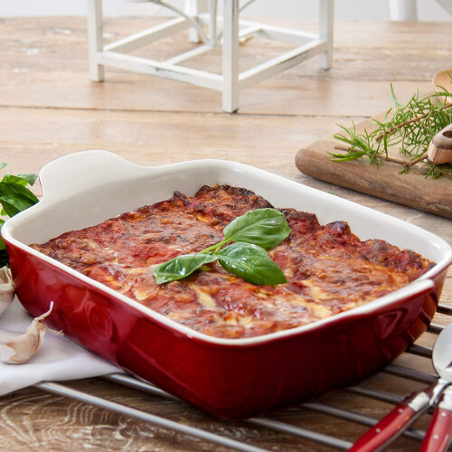Emile Henry Emile Henry 13"""" x 9"""" Large Rectangular Baker - Modern Classics Collection | Rouge 2