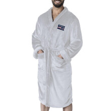Northwest NFL New England Patriots Silk Touch Robe L/XL White Rollout