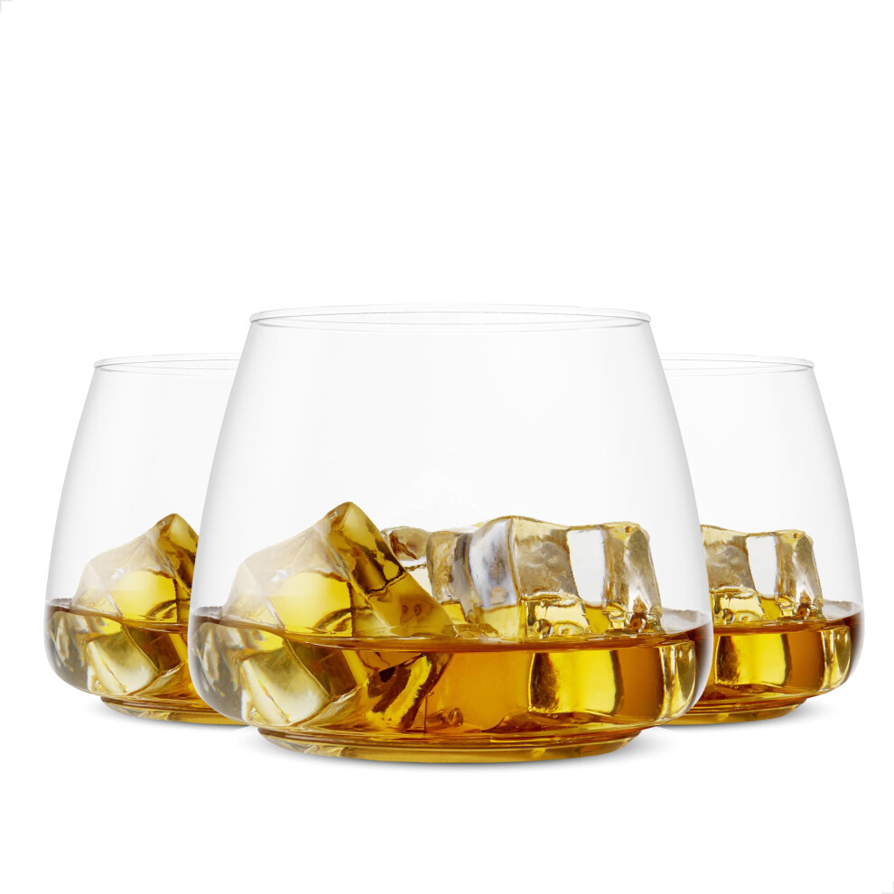 TOSSWARE POP 12oz Rocks SET OF 48 Premium Quality Recyclable Unbreakable & Crystal Clear Plastic Cocktail Glasses 48 Count (Pack of 1)